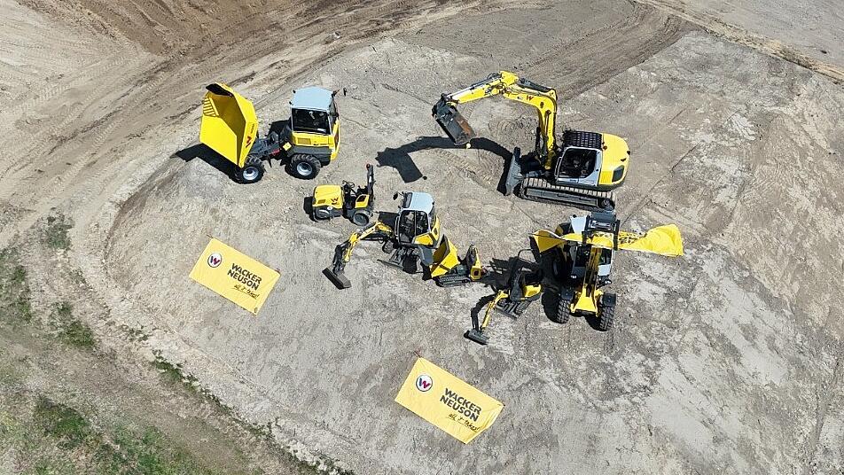 wacker neuson machines in action