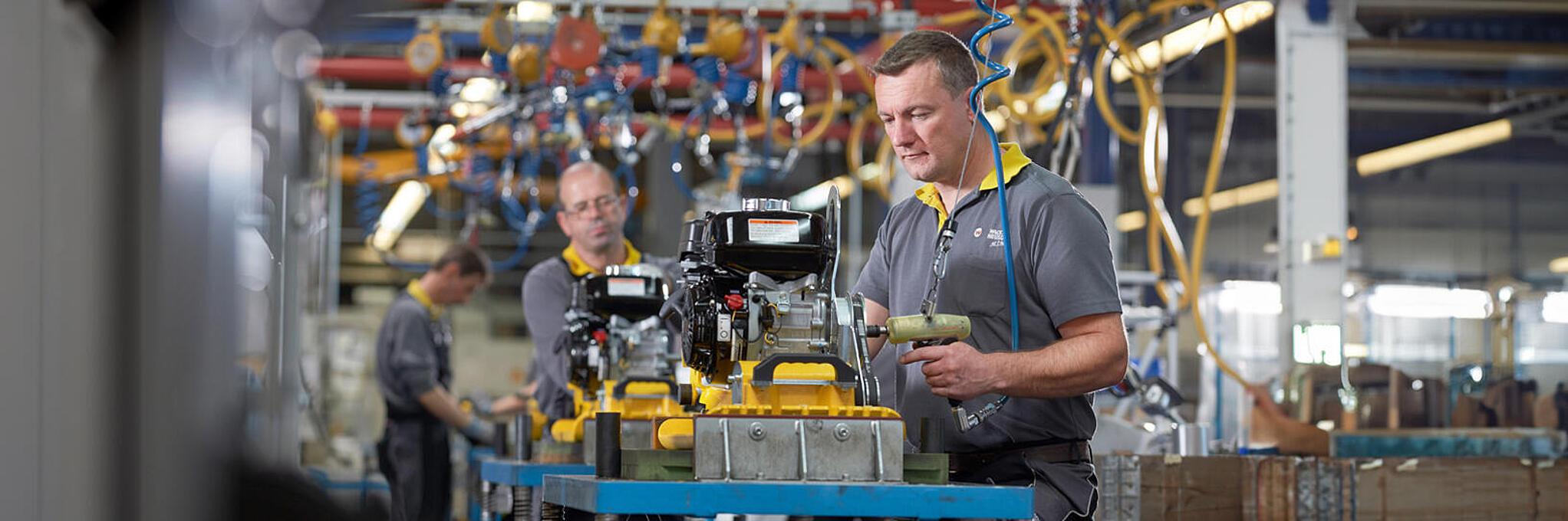 Wacker Neuson production hall in Reichertshofen, Germany