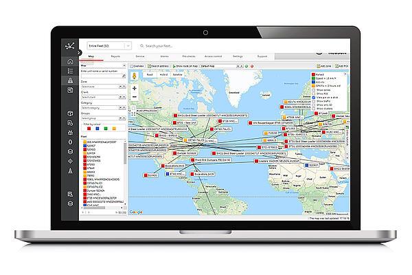 Laptop mit EquipCare Manager Classic-Ansicht.